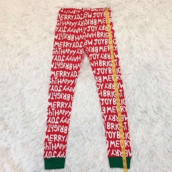 Carter's Infant & Toddler Girls Red Happy Merry Joy Christmas Pajamas 10/10 A - Picture 9 of 12